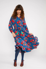 Kleid Bohemian Fairytale Lovin Red Flower Bouquet