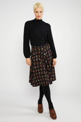 Rock Wooden Heart Circular Happy Lucky Charm