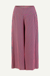 Hose Culotte In Full Bloom Interlaced Colors