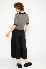 Hose Culotte In Full Bloom Black Brush