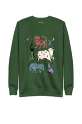 Pullover Animal Soup Green