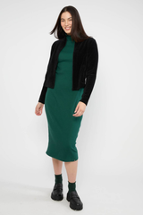 Jacke Trainer Jolly Zip up fine needle black