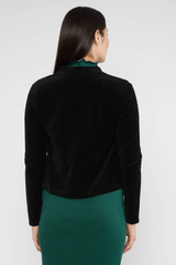 Jacke Trainer Jolly Zip up fine needle black