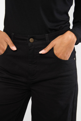 Hose High Waist Culotte black beauty like