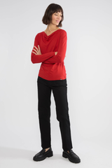 Shirt Wishful Waterfall Magma Red