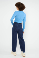 Hose High Waist Olotte Magic Show Blue