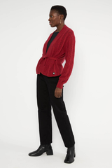 Strickjacke Fine Craft Cocoon Wicked Love Red