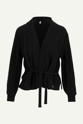 Strickjacke Fine Craft Cocoon The Dark Side Black