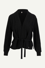 Strickjacke Fine Craft Cocoon The Dark Side Black