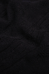 Strickjacke Fine Craft Cocoon The Dark Side Black