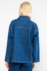 Jacke Love Shack Ocean Indigo Denim Embroidery
