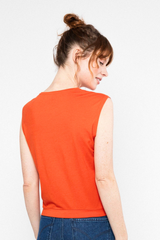 Top Tiny Crew Sunset Of Cannes Red