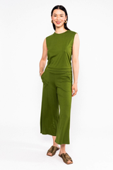 Top Tiny Crew Tropical Harmony Green