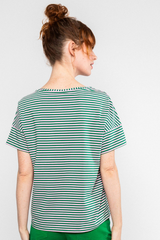 T-Shirt The Generous One Green Viva El Sol! Stripe