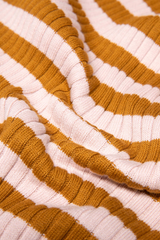 Shirt Picnic Friend chic knit stripe brown