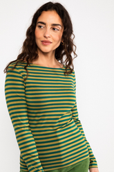 Longsleeve Sweet Sailorette Green Rider Stripes