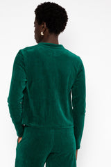 Cardigan Jolly Zip Up Green Grape Taste