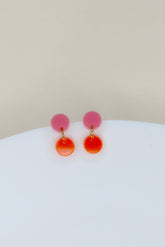 Ohrschmuck Dotty Rose-Orange