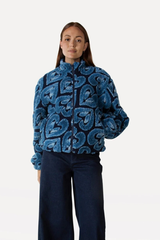 Jacke Alsara Faded Heart Blue
