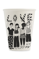 Tasse "Striped Love"
