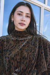 Top Alarwen Animal Longseeve Animal Gradient