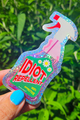 Sticker Idiot Repellent
