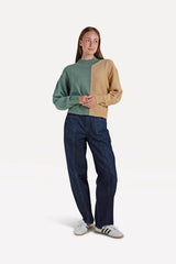 Pullover Emily knitted Duck Green Sandelwood