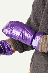 Handschuh-Fäustlinge Metallic Violet