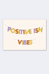 Postkarte "positive ish vibes"