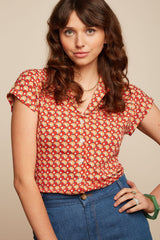 Bluse Sam Rowe Fiery Red