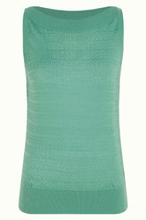Top Nicky Mateo Knit Spar Green