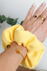 Scruncie - Structured Yellow Lemon