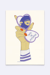 Postkarte "smash the patriarchy"