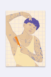 Postkarte "self care is love"