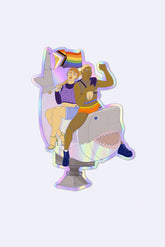 Sticker "happy riot"