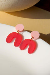 Ohrschmuck Arch Rose-Red