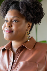 Vea Ohrstecker Black and White