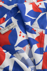 Bluse Covered In Leaves Pomegranate