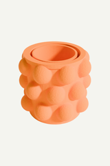 3D Vase orange aus Maisstärke und Zuckerrohr von Fiastra Design im Youmee.market Bern