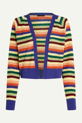 Strickjacke Blanca Molo Bluing von King Louie in Regenbogenfarben farbig gestreift