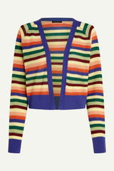 Strickjacke Blanca Molo Bluing von King Louie in Regenbogenfarben farbig gestreift