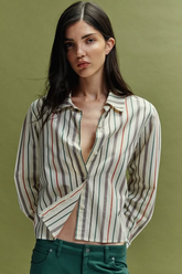 Bluse Duna Ecru Stripes Multicolor