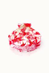 Haarklammer Muschelform rot und weiss von by Vivi im Youmee.market Bern