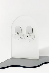 Ohrschmuck Cara Silver Speckle