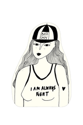 Sticker "Boss Lady"