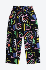 Hose Scribble Shell Black