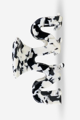 Haarklammer - Grand Wave Black Marble
