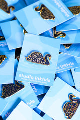 Pin Swan Don't Quit Your Daydream