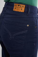 Jeans High Waist Culotte Sapphire Majesty Blue