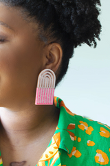 Anya Ohrstecker Blush Pink